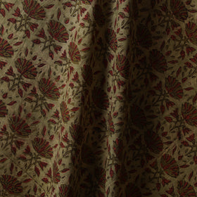 Green - natural dyed cotton vanaspati bagru fabric 13