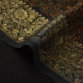 Natural dyed dola silk hand fabric 39 - handcrafted