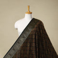 Natural dyed dola silk hand fabric 57 - handcrafted