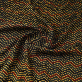 Natural dyed dola silk hand fabric 64 - handcrafted