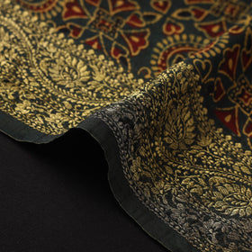 Natural dyed dola silk hand fabric 13 - handcrafted