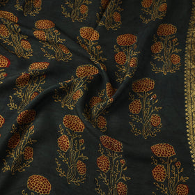 Natural dyed dola silk hand fabric 14 - handcrafted