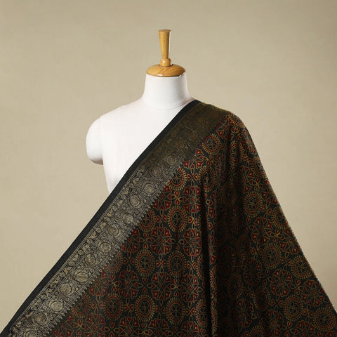 Natural dyed dola silk hand fabric 17 - handcrafted