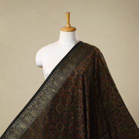 Natural dyed dola silk hand fabric 17 - handcrafted