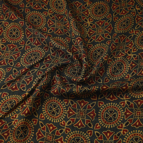 Natural dyed dola silk hand fabric 17 - handcrafted