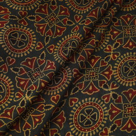 Natural dyed dola silk hand fabric 17 - handcrafted