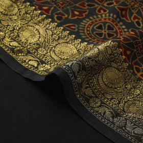 Natural dyed dola silk hand fabric 17 - handcrafted