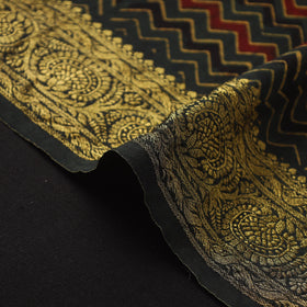 Natural dyed dola silk hand fabric 18 - handcrafted