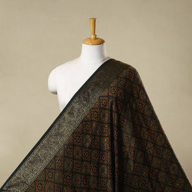 Natural dyed dola silk hand fabric 29 - handcrafted