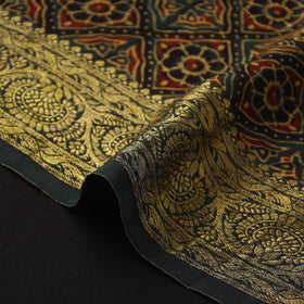 Natural dyed dola silk hand fabric 29 - handcrafted