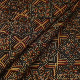 Natural dyed dola silk hand fabric 39 - handcrafted