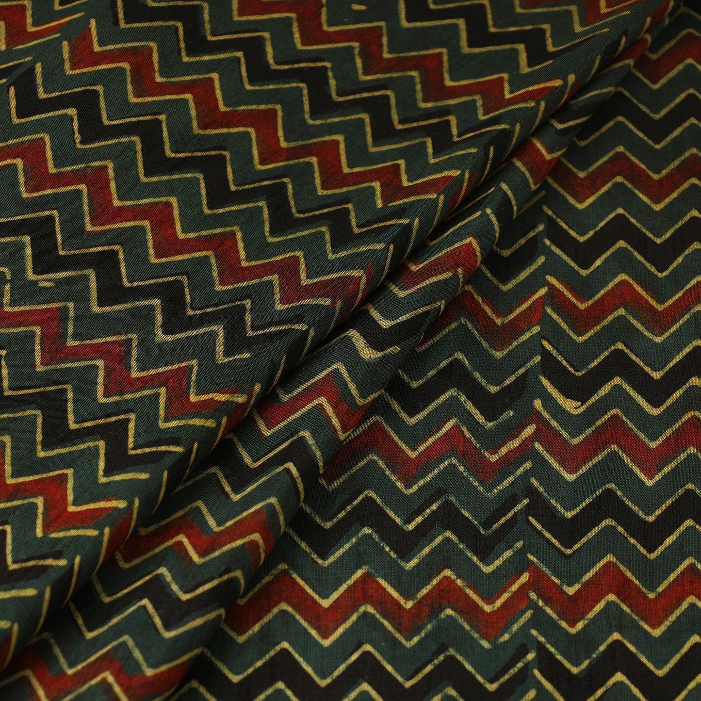 Natural dyed dola silk hand fabric 55 - handcrafted