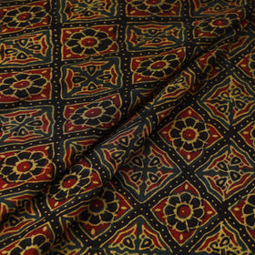 Natural dyed dola silk hand fabric 57 - handcrafted