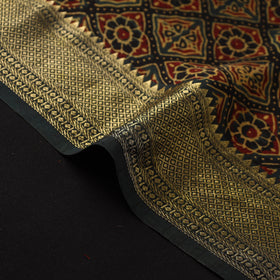 Natural dyed dola silk hand fabric 57 - handcrafted