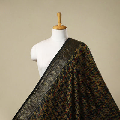 Natural dyed dola silk hand fabric 64 - handcrafted