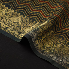 Natural dyed dola silk hand fabric 64 - handcrafted