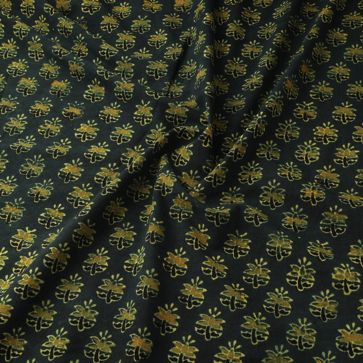 Natural dyed hand cotton fabric 12 - handcrafted