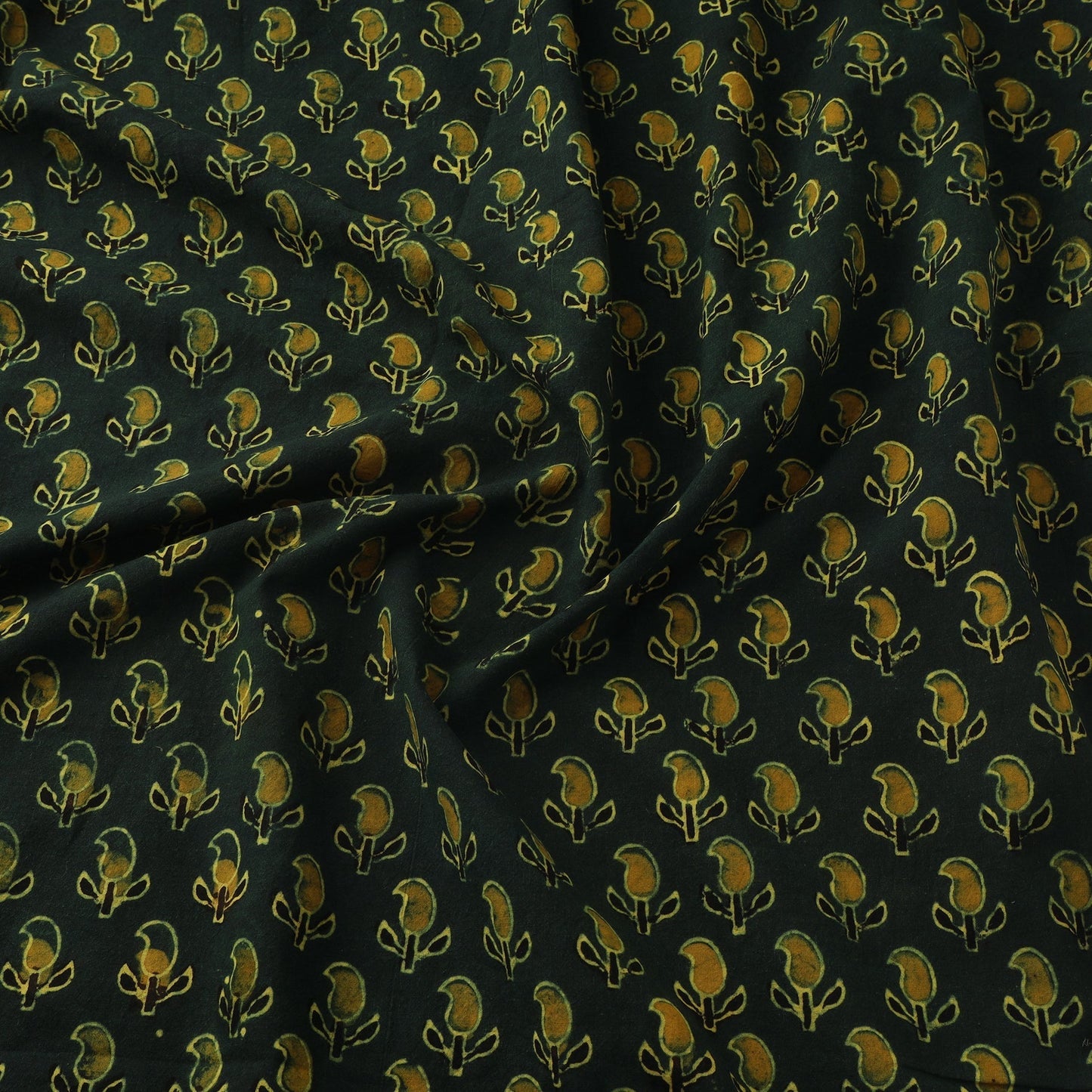 Natural dyed hand cotton fabric 30 - handcrafted