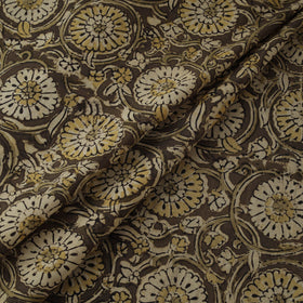 Natural dyed hand block print cotton kalamkari fabric 04