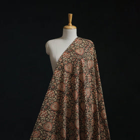 Natural dyed hand block print cotton kalamkari fabric 10