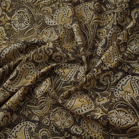 Natural dyed hand block print cotton kalamkari fabric 19