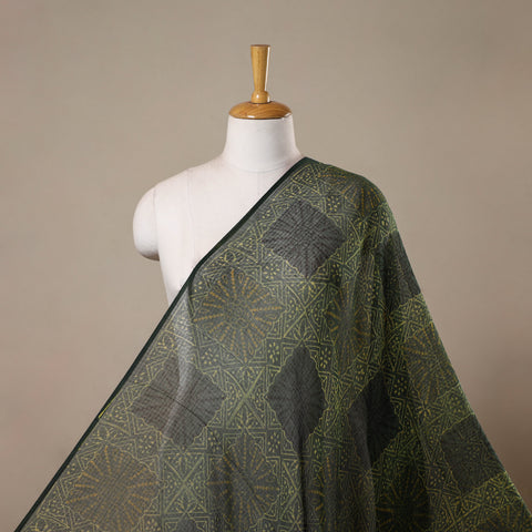 Natural dyed hand kota doria cotton fabric 13 - handcrafted