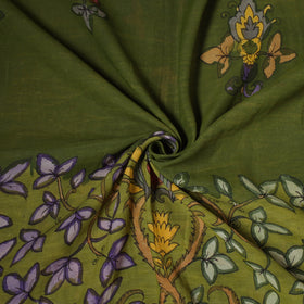 Natural dyed handloom chanderi silk handpainted