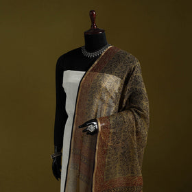 Natural dyed kota doria cotton hand block bagh print