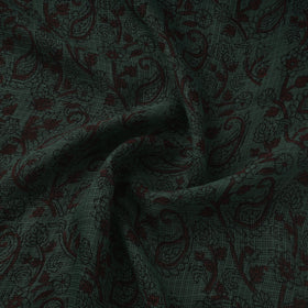 Natural dyed kota doria cotton hand bagh fabric 05