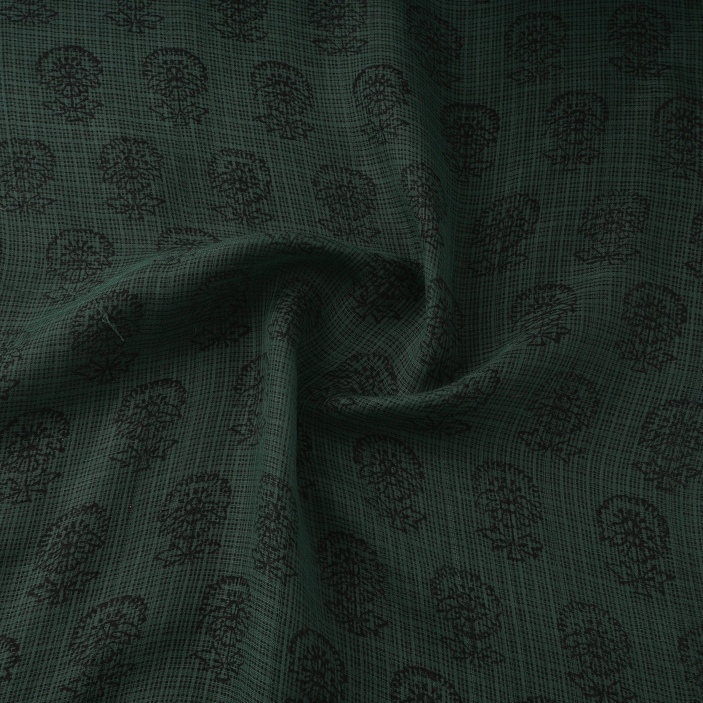 Natural dyed kota doria cotton hand bagh fabric 08