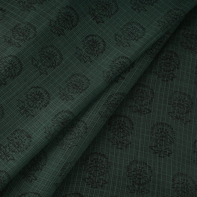 Natural dyed kota doria cotton hand bagh fabric 08