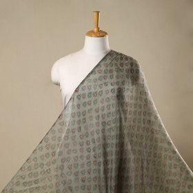 Natural dyed kota doria cotton hand bagh fabric 09