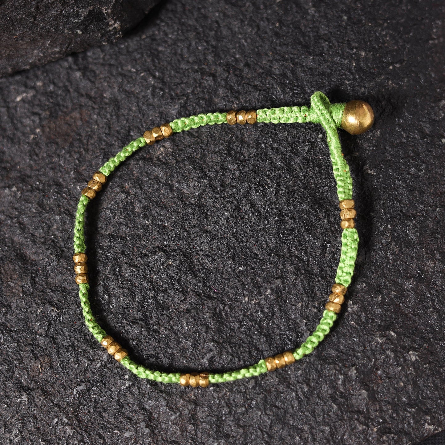 Odisha Dokra Threadwork Tribal Anklet 