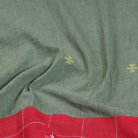 Green - organic kala cotton handloom blouse piece 27