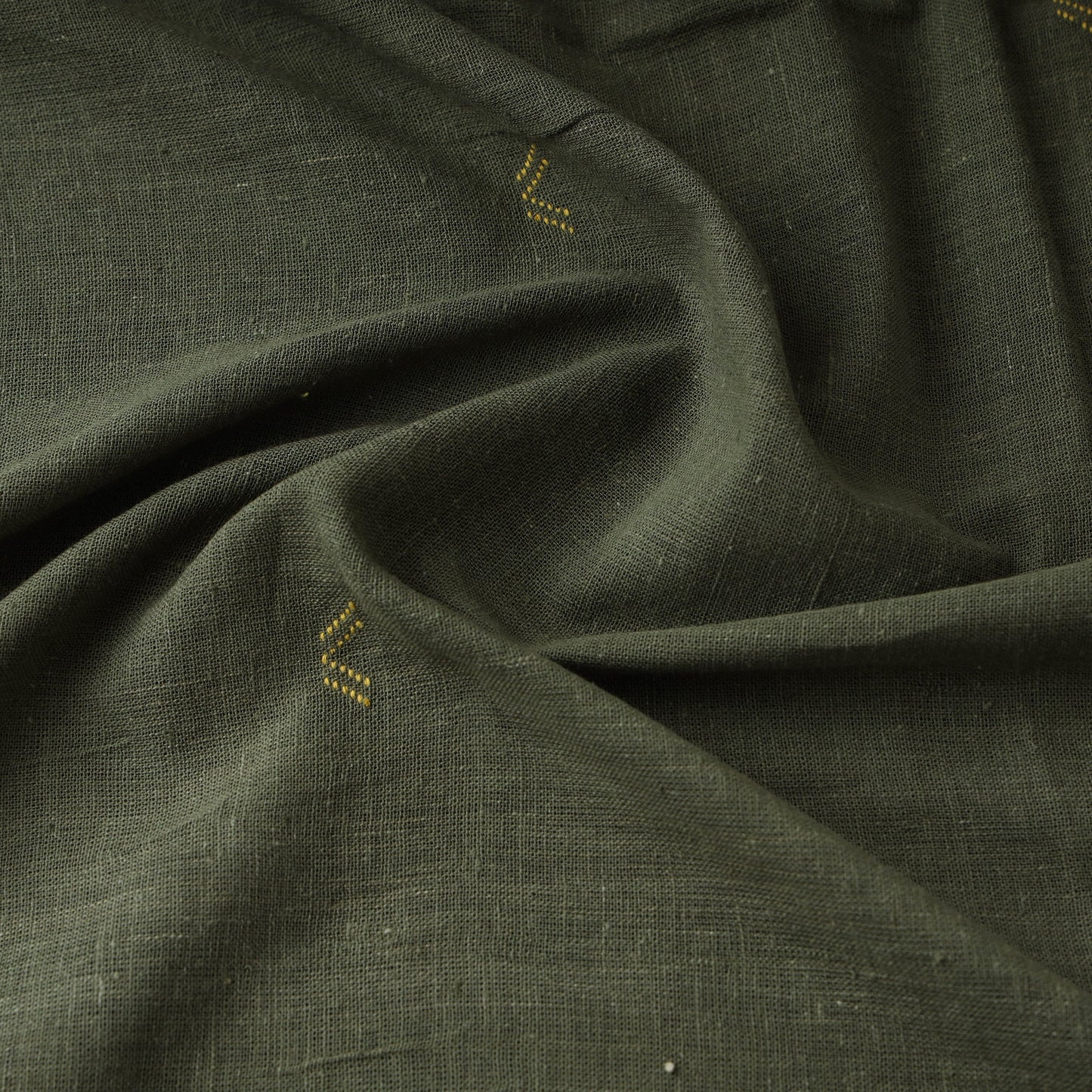 Buy Organic Kala Cotton Handloom Buti Fabric 07 Online at iTokri.com