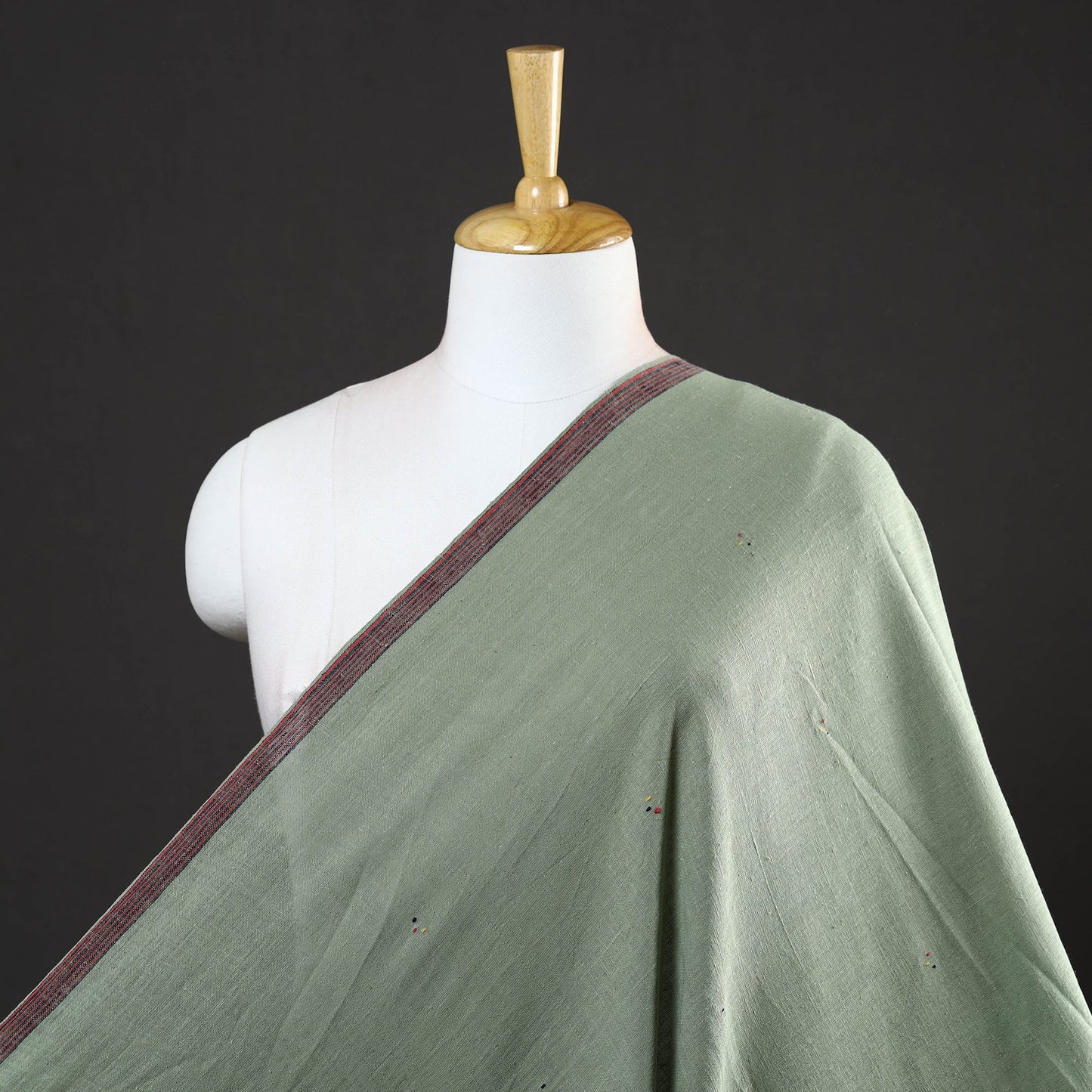  Organic Kala Cotton Handloom Buti Fabric 08 Online at iTokri.com