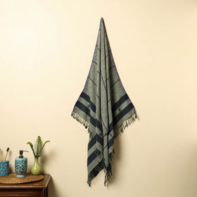 Buy Green Organic Kala Cotton Handloom Towel Online