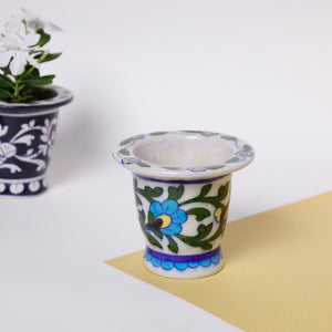  Original Blue Pottery Ceramic Planter 