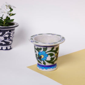  Original Blue Pottery Ceramic Planter 