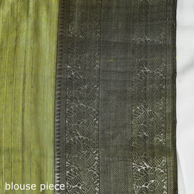 Original Handloom Silk Cotton Green Mangalagiri Saree