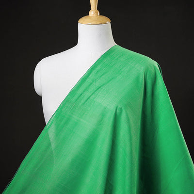 Green Original Mangalagiri Handloom Cotton Fabric 