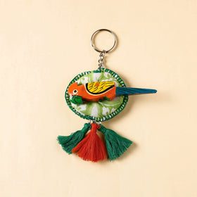  Handcrafted Fab Artwork Keychain with Tassels Online at iTokri.com 