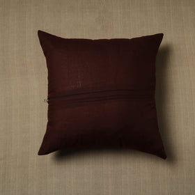 Green Patchwork Kanchipuram Cushion Covers