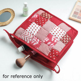  Patchwork Quilted Multipurpose Toiletry Bag 