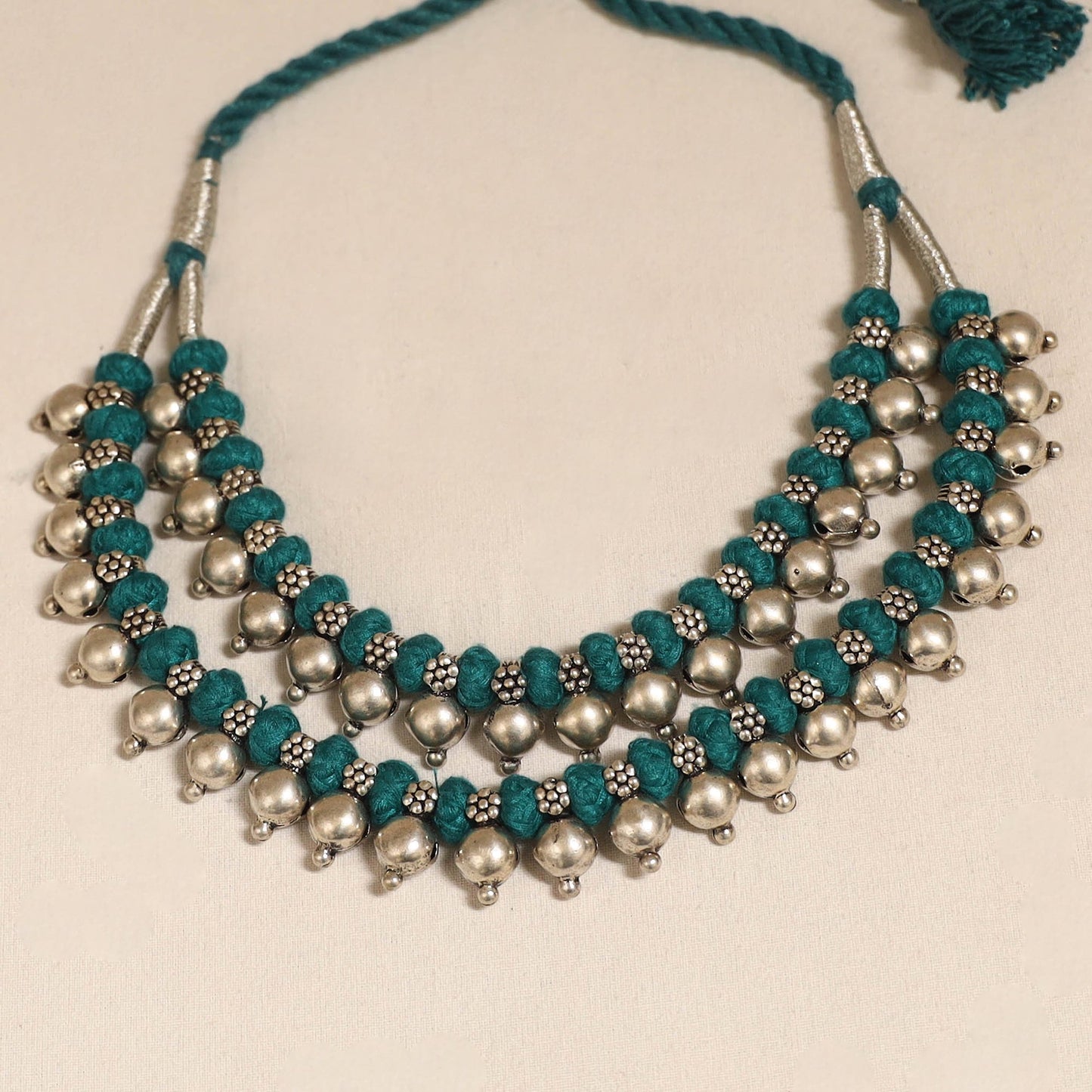 Patwa thread beads necklace by kailash 01 - handcrafted