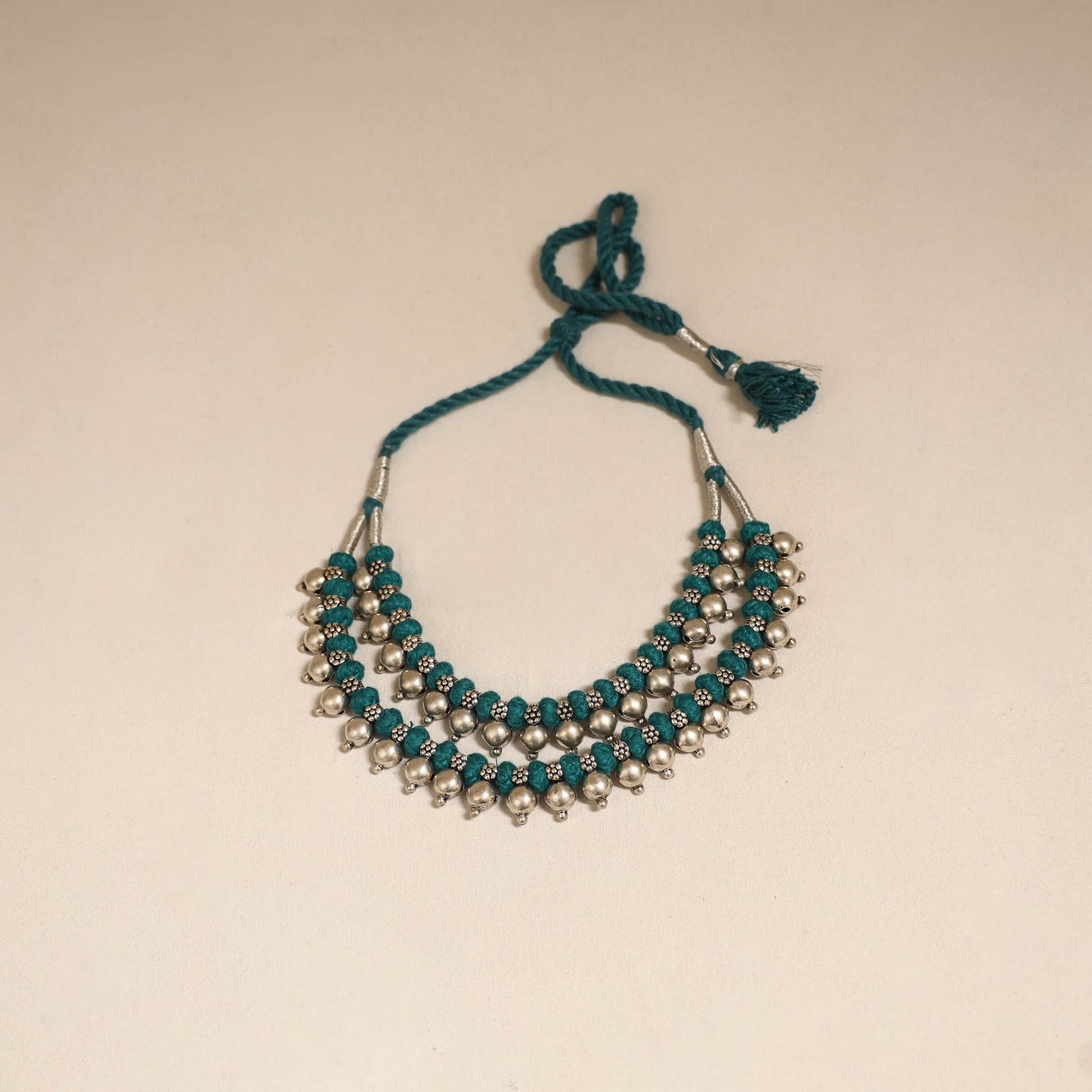 Patwa thread beads necklace by kailash 01 - handcrafted