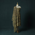 Pedana hand block print natural dyed cotton kalamkari 2pc