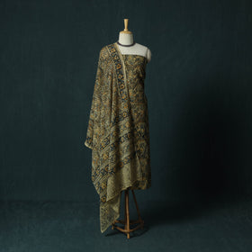 Pedana hand block print natural dyed cotton kalamkari 2pc