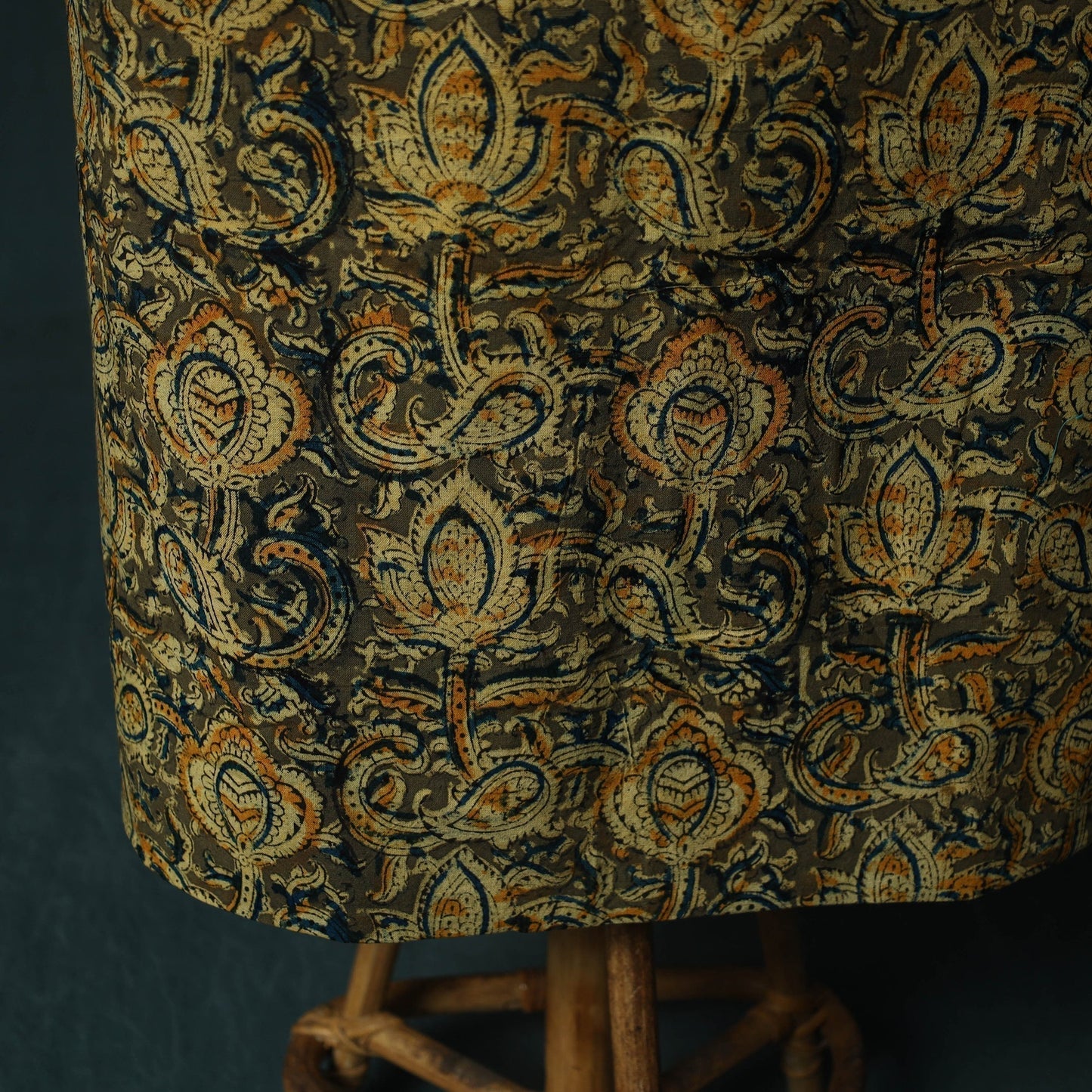 Pedana hand block print natural dyed cotton kalamkari 2pc