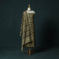 Pedana hand block print natural dyed cotton kalamkari 2pc